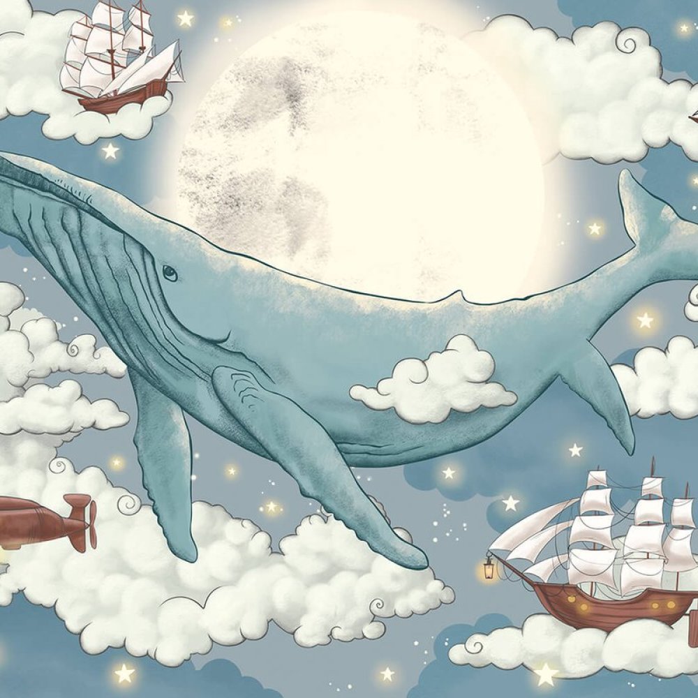 Фотообои Respace Детские Песня для кита