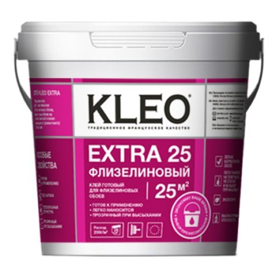 Готовый Клей для флизелиновых обоев Kleo Extra 25